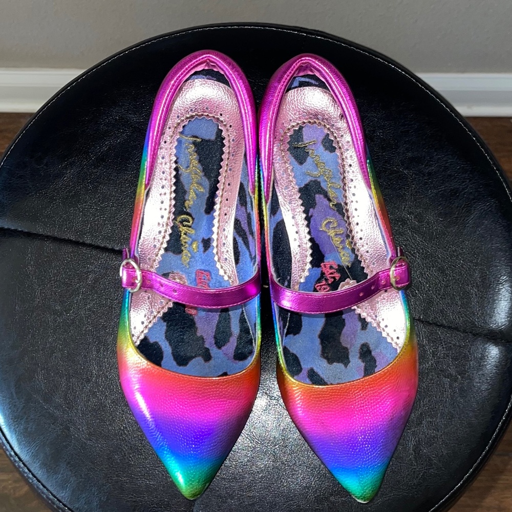 Irregular choice Rain or Shine kitten heels